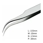 AXAL Superior Tweezers 고정밀 내부식성 트위저, Rubis, RU-7A-AXAL