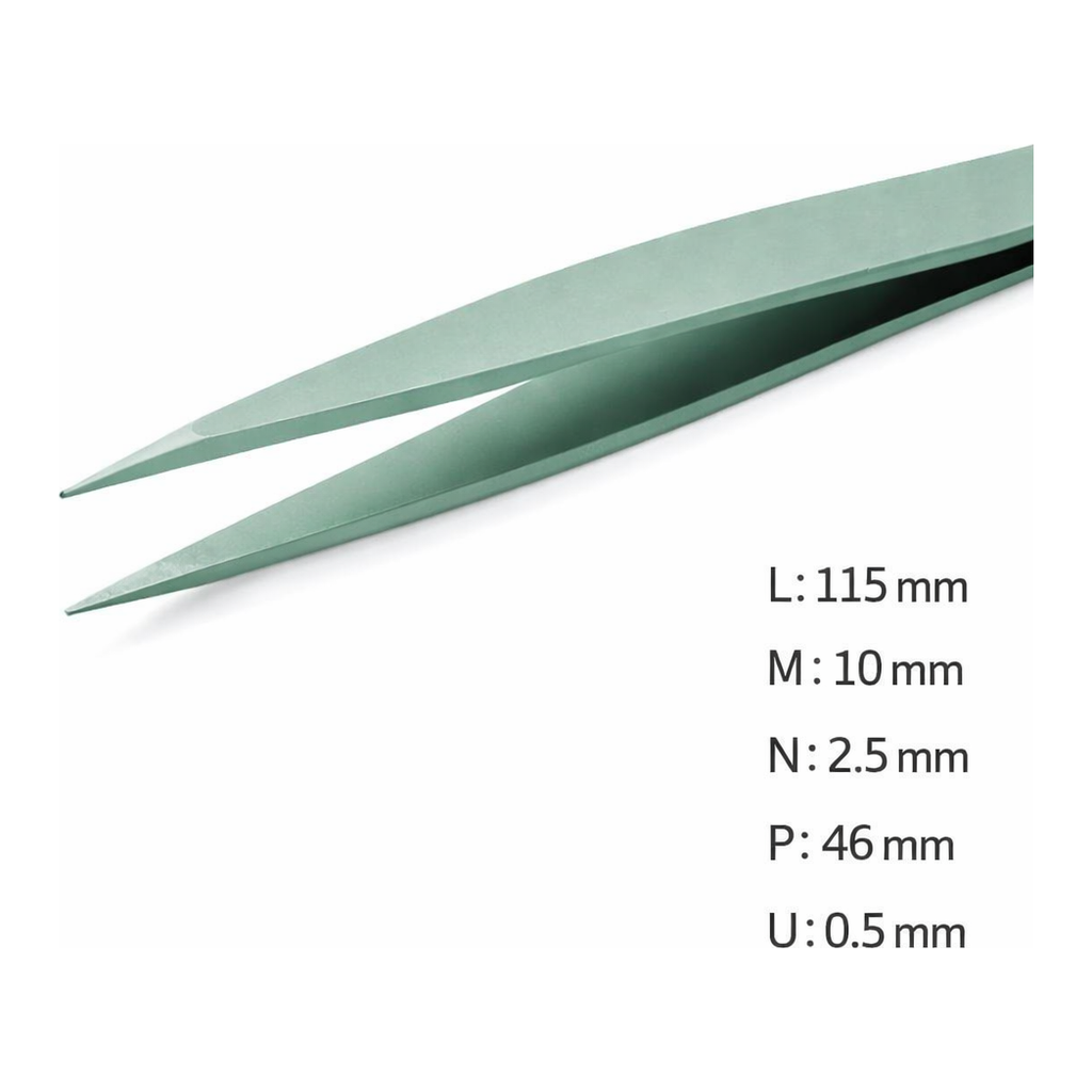 Ultra Fine Pointed Nano Tweezer 고정밀 나노 트위저, Rubis, RU-00 Nano-SA