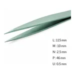 Ultra Fine Pointed Nano Tweezer 고정밀 나노 트위저, Rubis, RU-00 Nano-SA