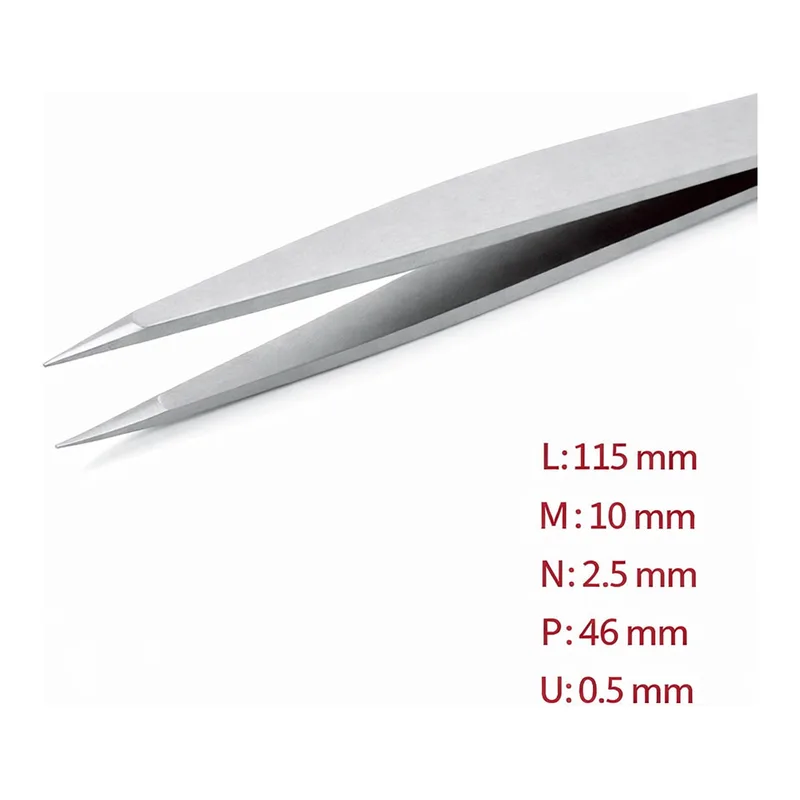 Anti-Microbial Tweezer 고정밀 항균성 이온 코팅 트위저, Rubis, RU-00 Ion-SA