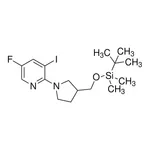 Merck 2-(3-((tert-Butyldimethylsilyloxy)methyl)pyrrolidin-1-yl)-5-fluoro-3-iodopyridine