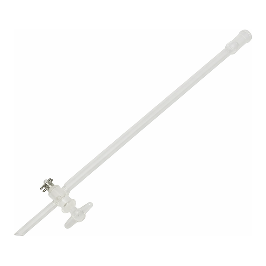 AS ONE Chromatograph Tube (With Mating) Glass Tap Type φ 10 mm