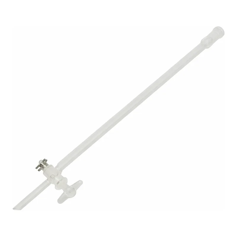 AS ONE Chromatograph Tube (With Mating) Glass Tap Type φ 10 mm
