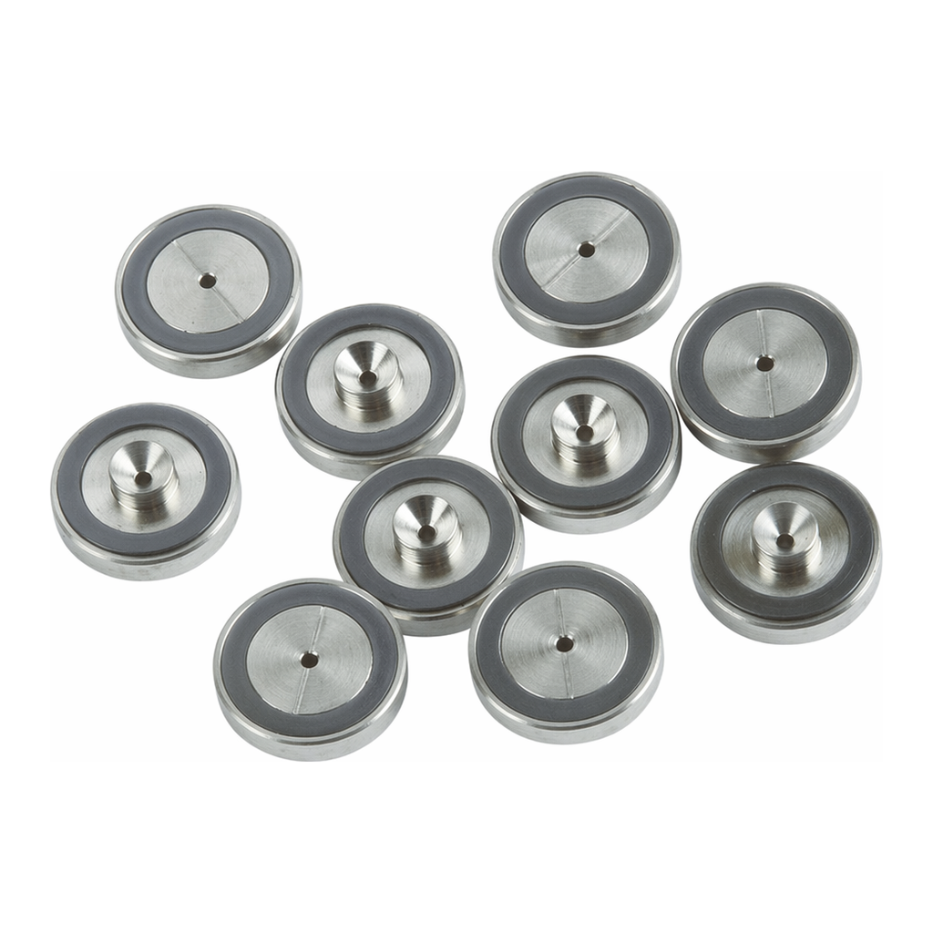 Restek SS Inlet Seals, Dual Vespel Ring, 0.8mmID 10-pk