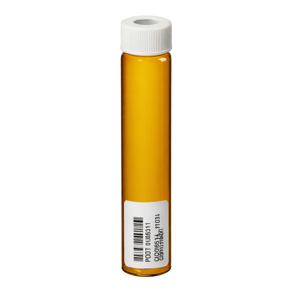 Thermo Fisher Scientific I-Chem and EP Amber VOA Glass Vials with 0.125 in. Septa: 40mL, certified, 40mL vial amber 0.125 in. bonded septum certified