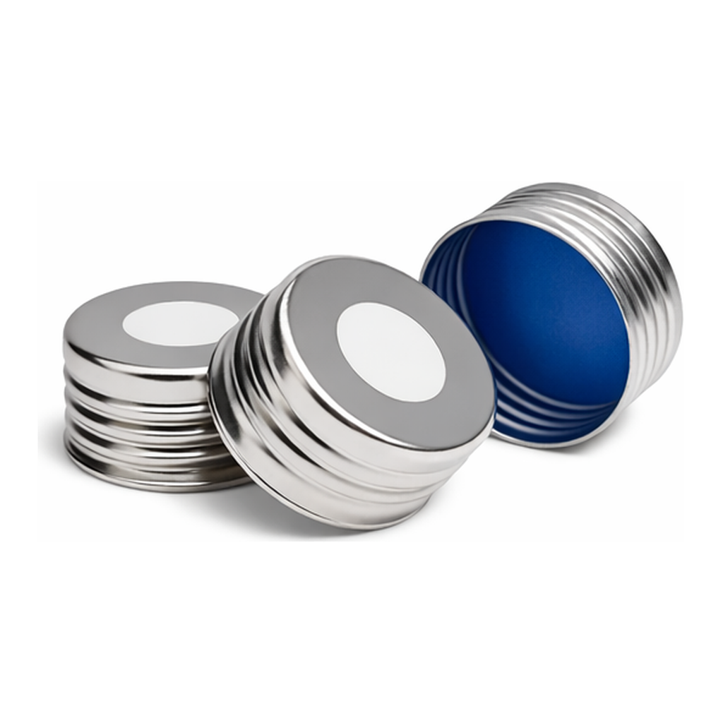 Agilent Hdsp cap 18mm magnetic PTFE/sil 100pk