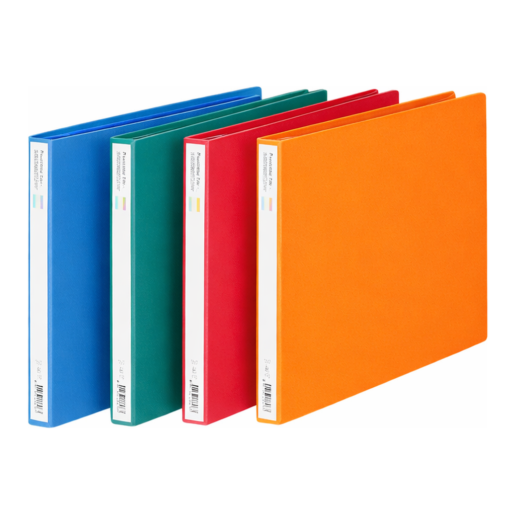 OFFICENEX 문화 펀치레스화일(F331-6/A5/좌철/적색)