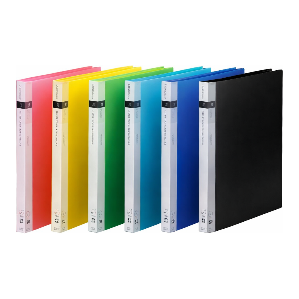 OFFICENEX 문화 3공O링 클리어화일 40매(A4/연두/F551-74)