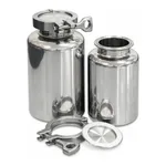 Sampling Systems 316L Stainless Clamp Top Bottle