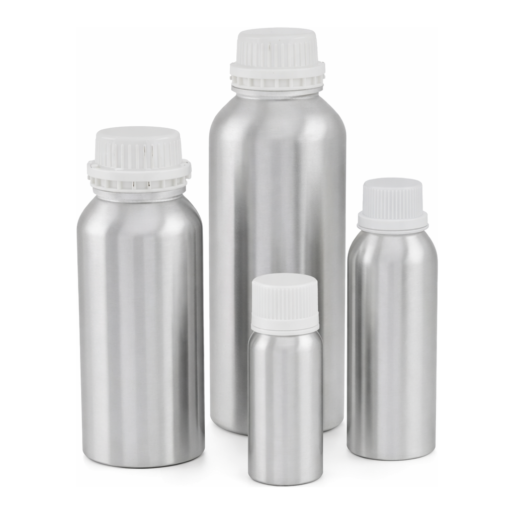 Sampling Systems Aluminium Bottles With Tamper Evident Lids