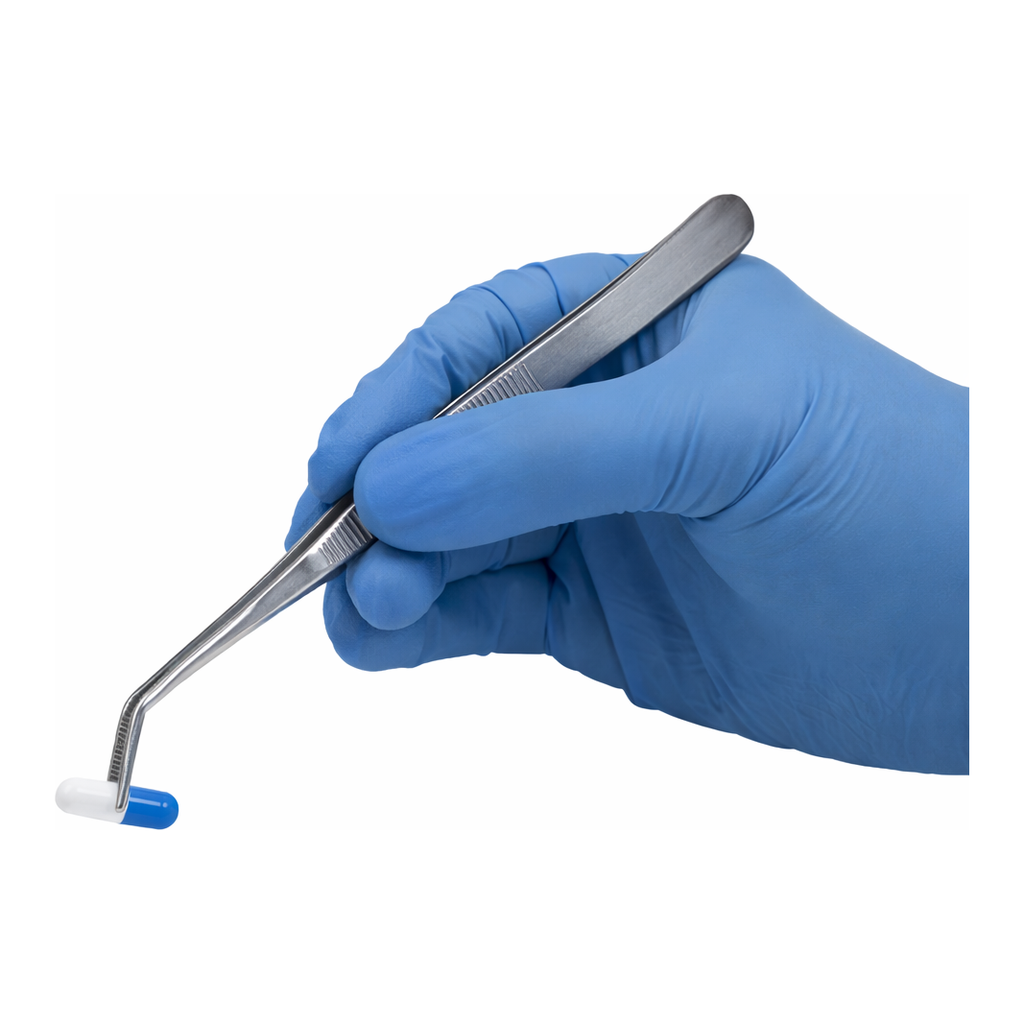Sampling Systems Angled Stainless Forceps (Tweezers)