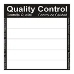 Sampling Systems Black Quality Control Labels