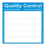 Sampling Systems Blue Quality Control Labels