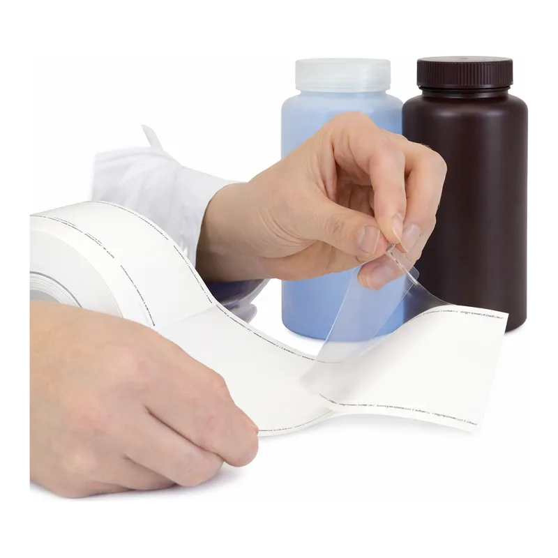 Sampling Systems Clear Quality Control Labels