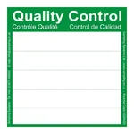 Sampling Systems Green Quality Control Labels