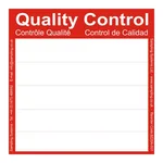 Sampling Systems Red Quality Control Labels