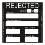 Sampling Systems Rejected Quality Control Labels