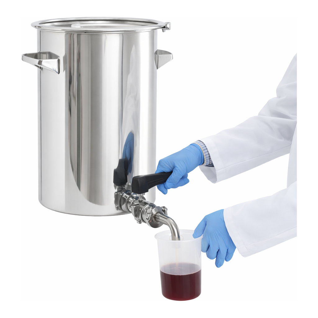 Sampling Systems Stainless Steel Drum with 1 Ferrule