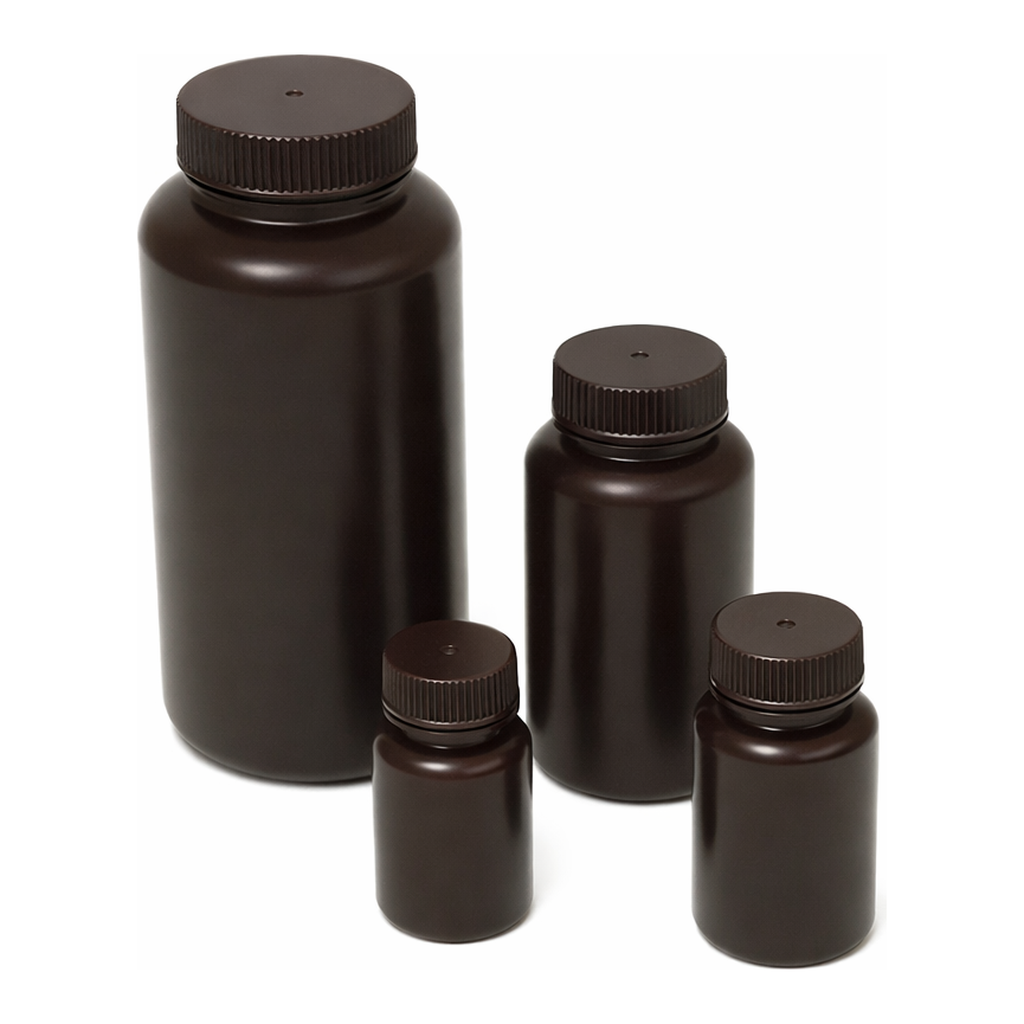 Sampling Systems Wide Mouth AMBER Bottles