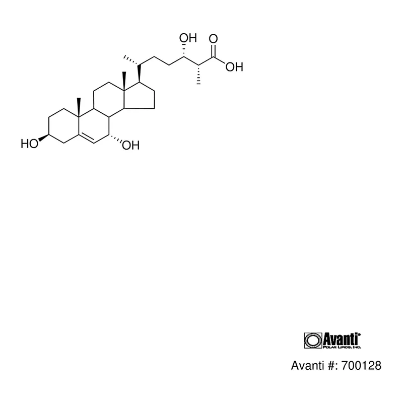 Merck 3beta,7alpha,24S-trihydroxy-5-cholestenoic acid