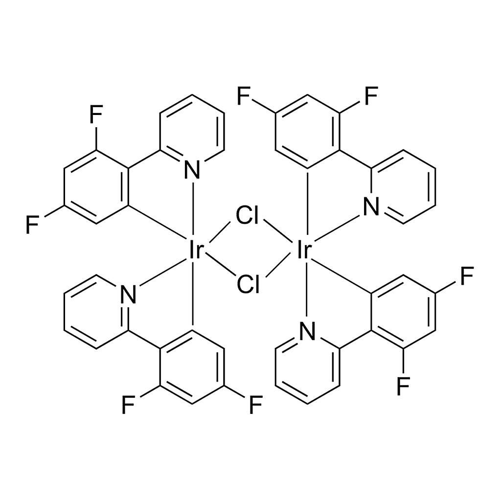 Merck Dichlorotetrakis[3,5-difluoro-2-(2-pyridinyl)phenyl]diiridium(III)