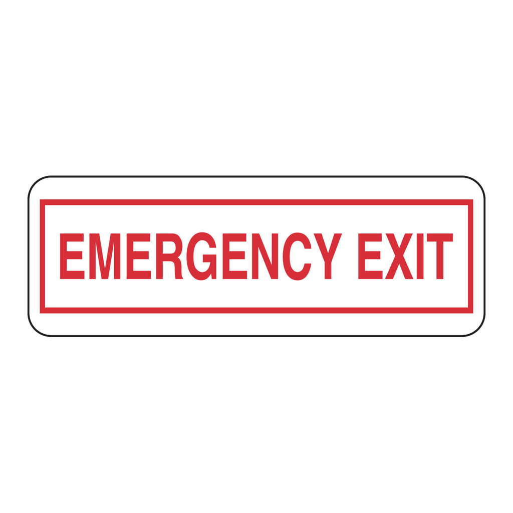 Brady BradyGlo Emergency Exit Sign