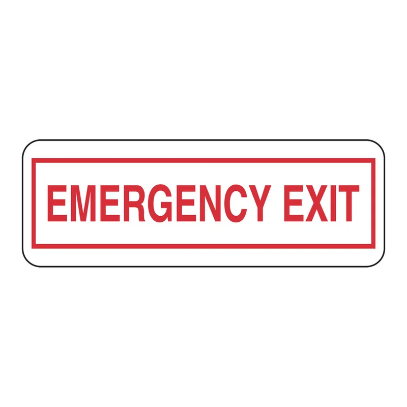 Brady BradyGlo Emergency Exit Sign
