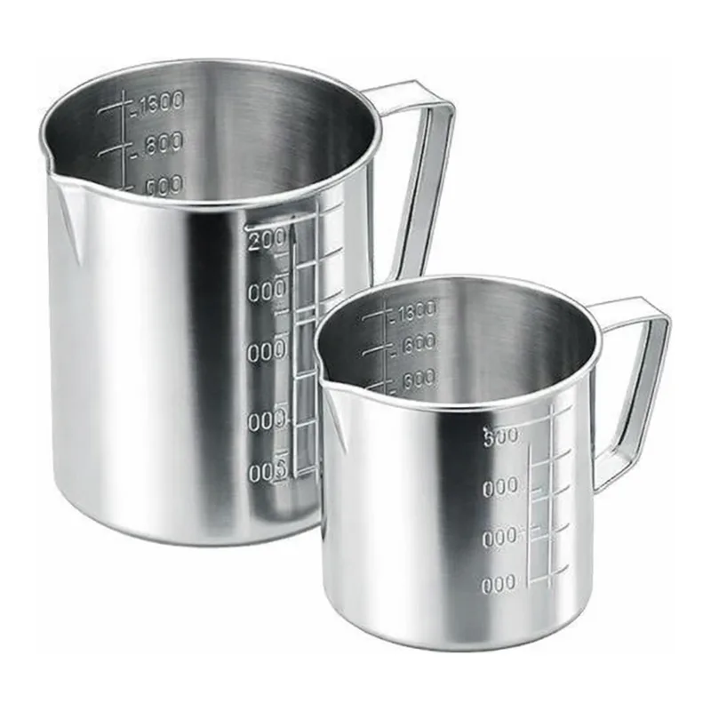 AS ONE 18-8 Stainless Cup with Spout, 18-8 스테인리스 컵 (주둥이형)
