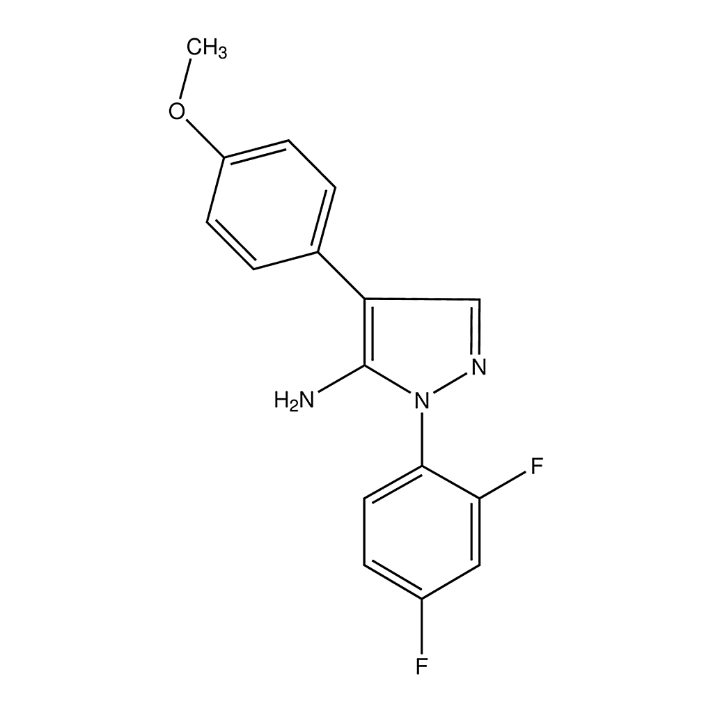 Merck 1-(2,4-Difluorophenyl)-4-(4-methoxyphenyl)-1H-pyrazol-5-amine