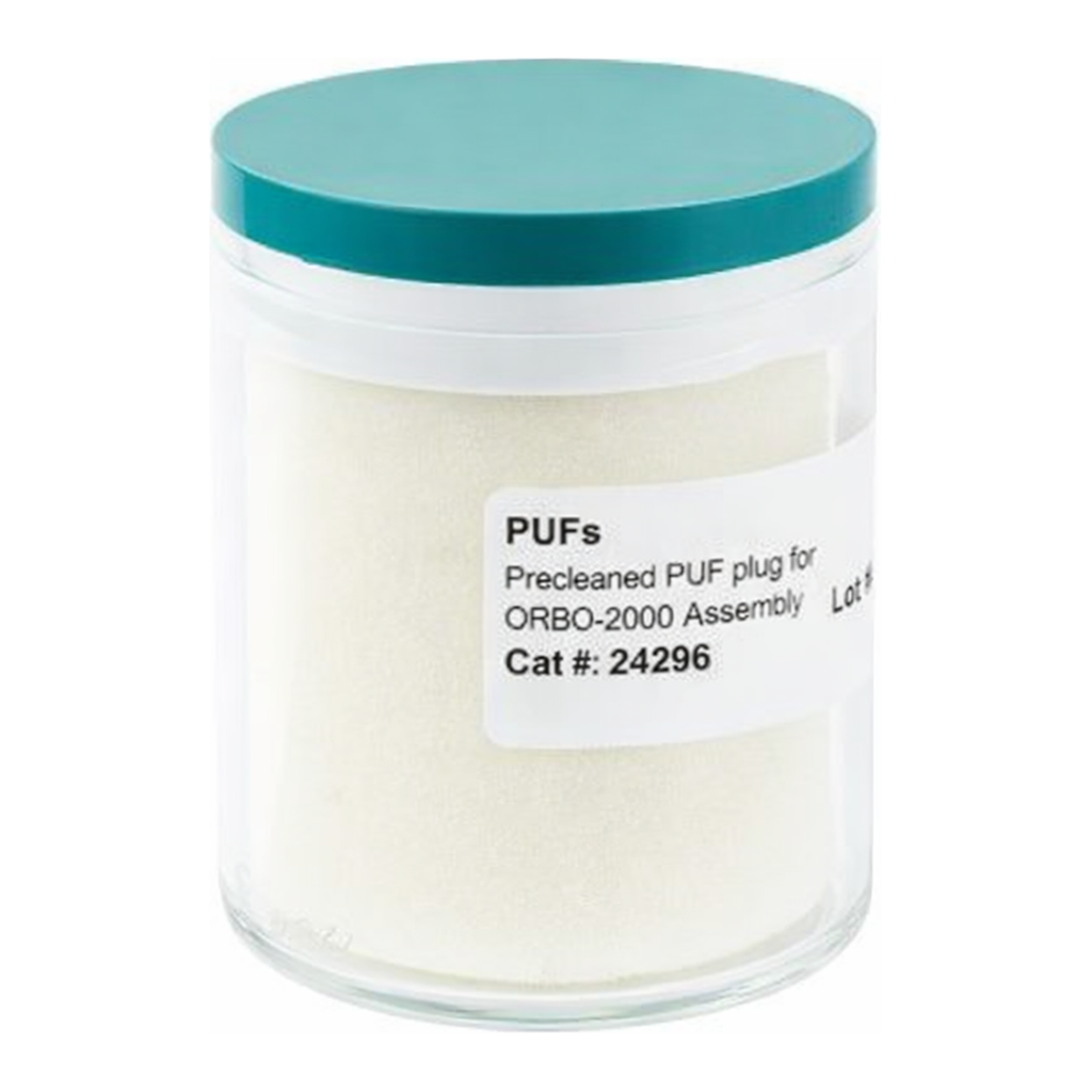 Restek PUFs, Precleaned PUF plug for ORBO-2000 Assembly