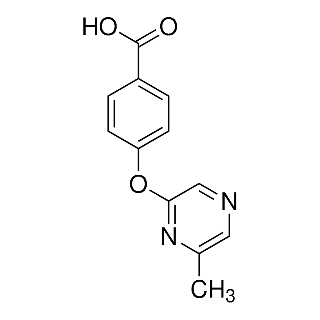 Merck 4-[(6-methylpyrazin-2-yl)oxy]benzoic acid