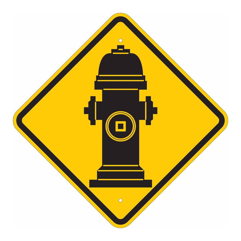 Brady Fire Hydrant Picto Sign