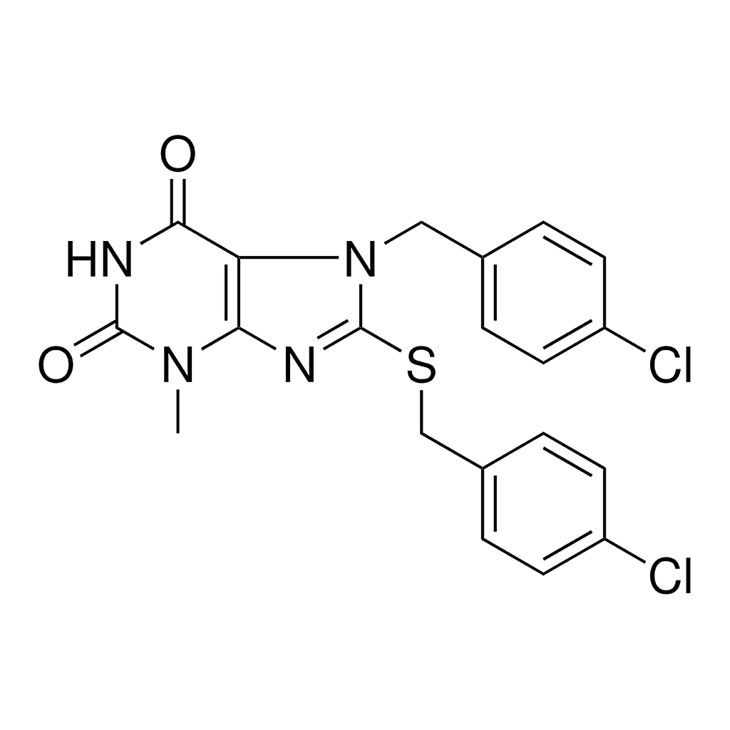 Merck 7(4-CL-BENZYL)-8-(4-CHLORO-BEN - 25 MG&