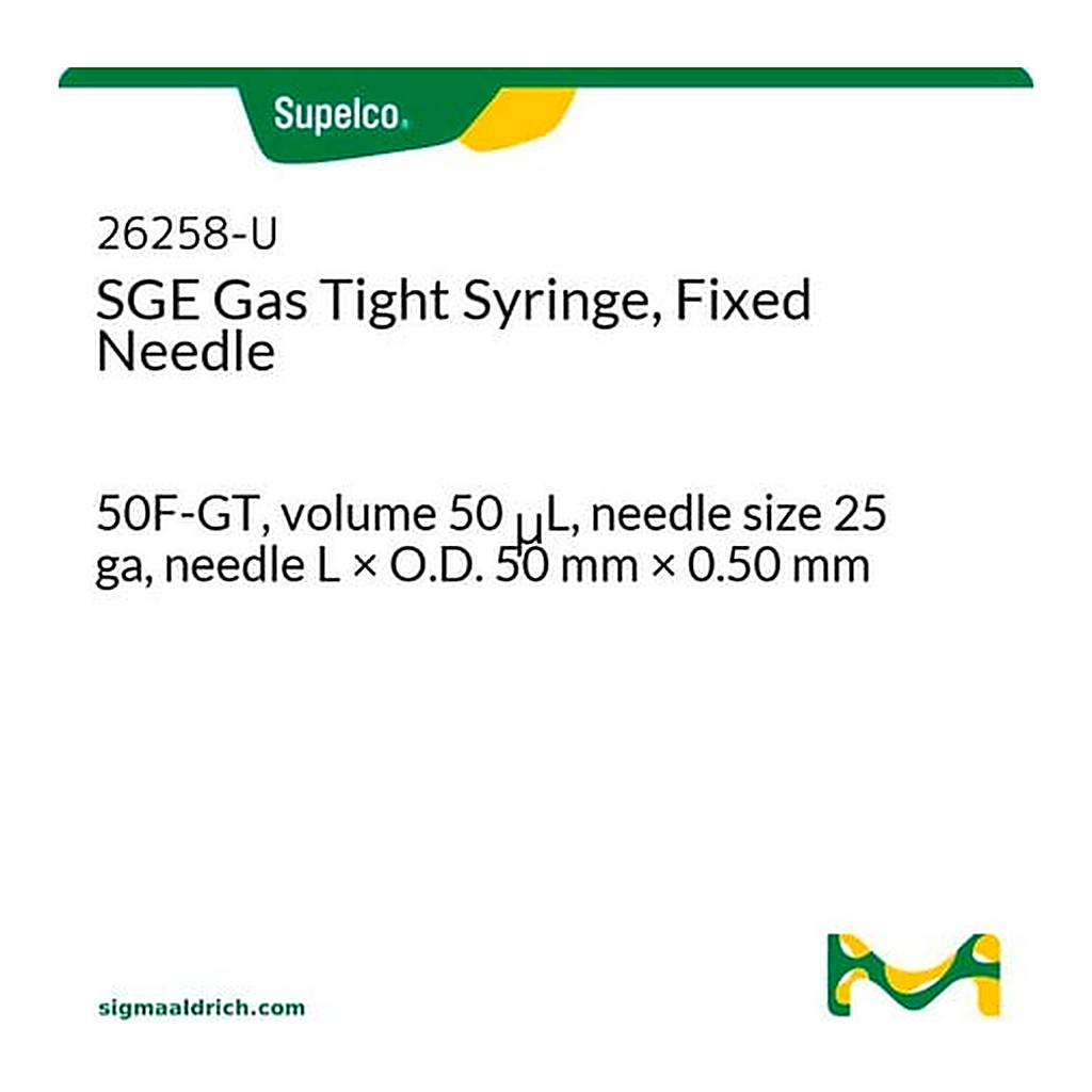 Merck SYRINGE SGE 50UL FN GASTIGHT