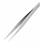 AS ONE Normal Tweezers Very Thin Stainless Steel