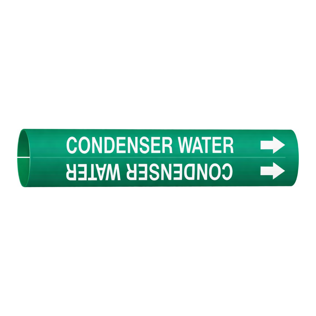Brady CONDENSER WATER Snap-On/Strap-On Pipe Marker