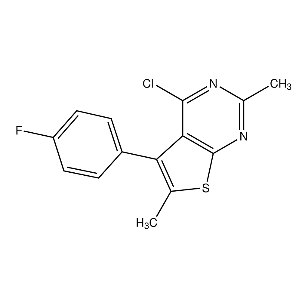 Merck 4-Chloro-5-(4-fluorophenyl)-2,6-dimethylthieno[2,3-d]pyrimidine