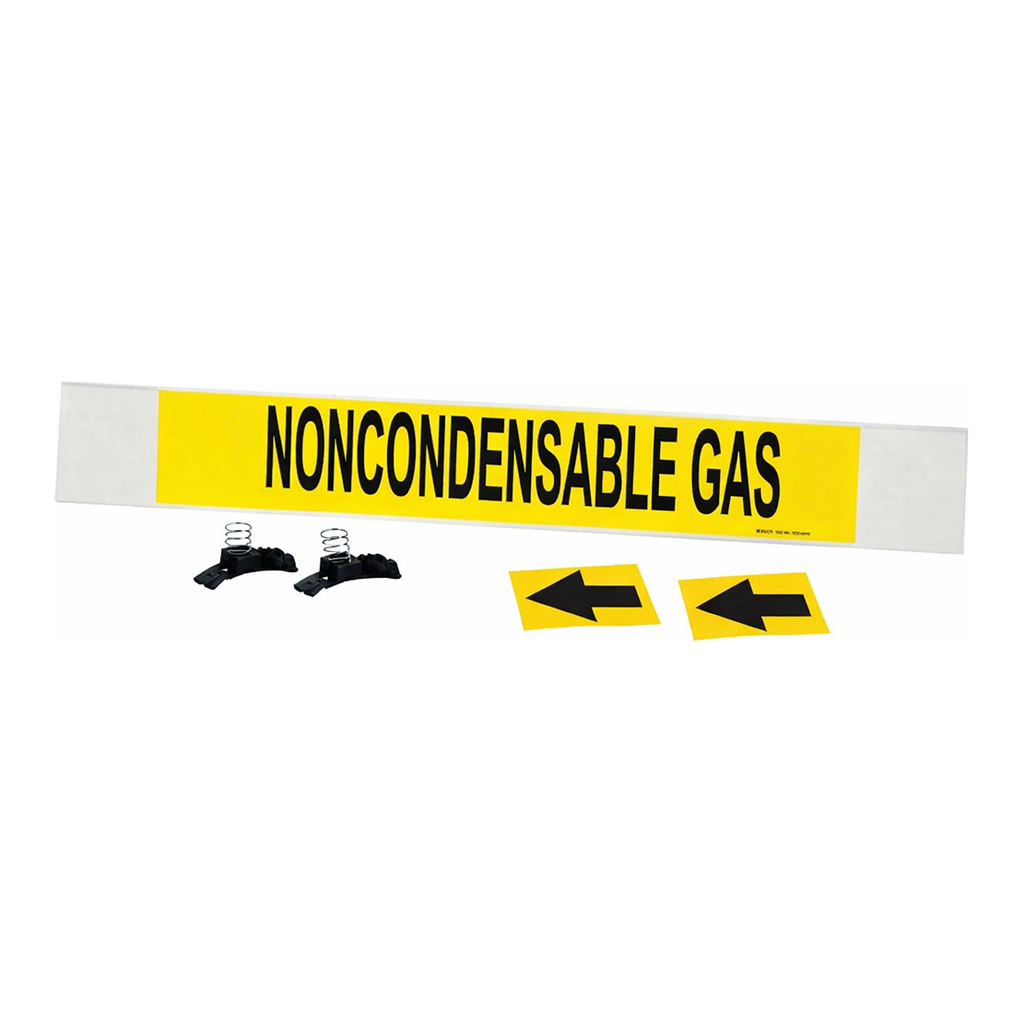 Brady NONCONDENSABLE GAS High Performance Pipe Marker