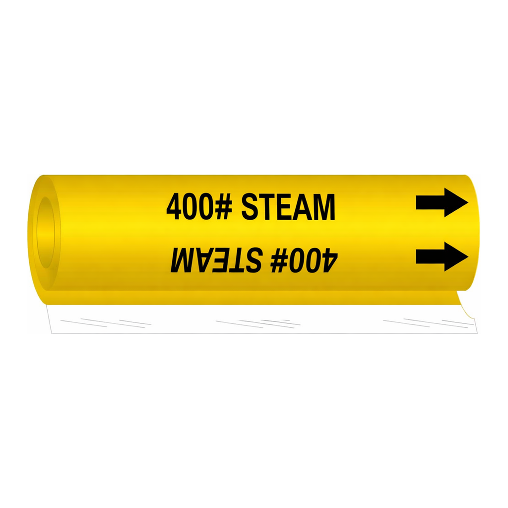 Brady 400# STEAM High Performance Pipe Marker