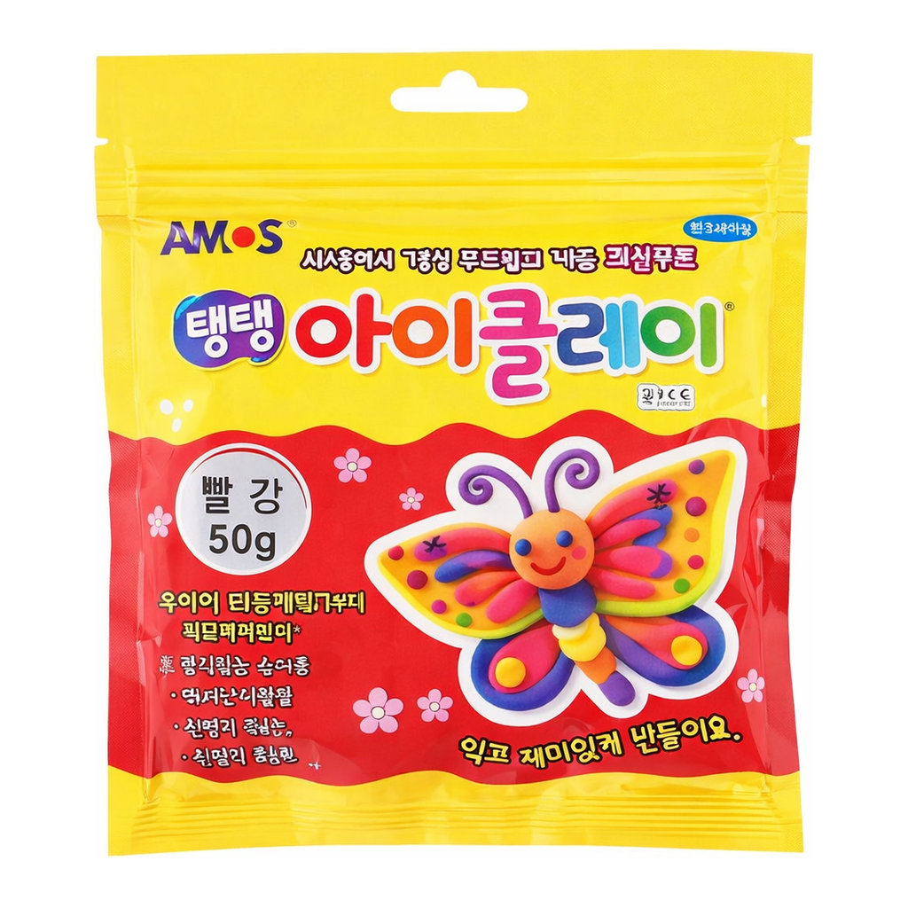 OFFICENEX 아이클레이 낱색 빨강(50g)