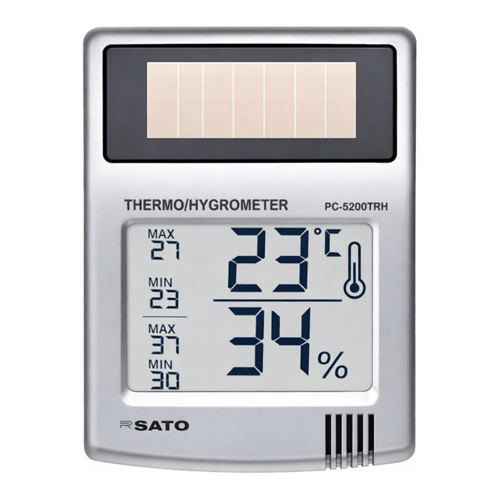 AS ONE Solar Digital Thermo-Hygrometer, 솔라 디지털 온습도계