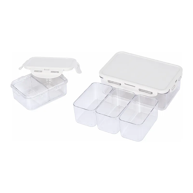 Daihan Science LOCK&LOCK PCT Sectional Container, Rectangular, 110℃, 350~1,000㎖Ideal for Micro
