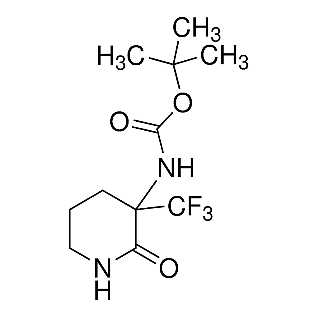 Merck tert-Butyl 2-oxo-3-(trifluoromethyl)piperidin-3-ylcarbamate