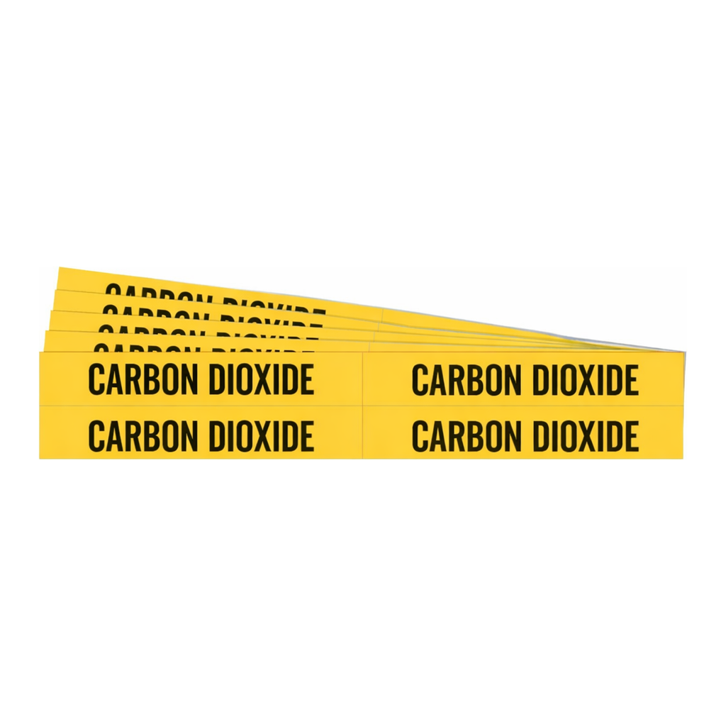 Brady CARBON DIOXIDE Polyester Pipe Markers