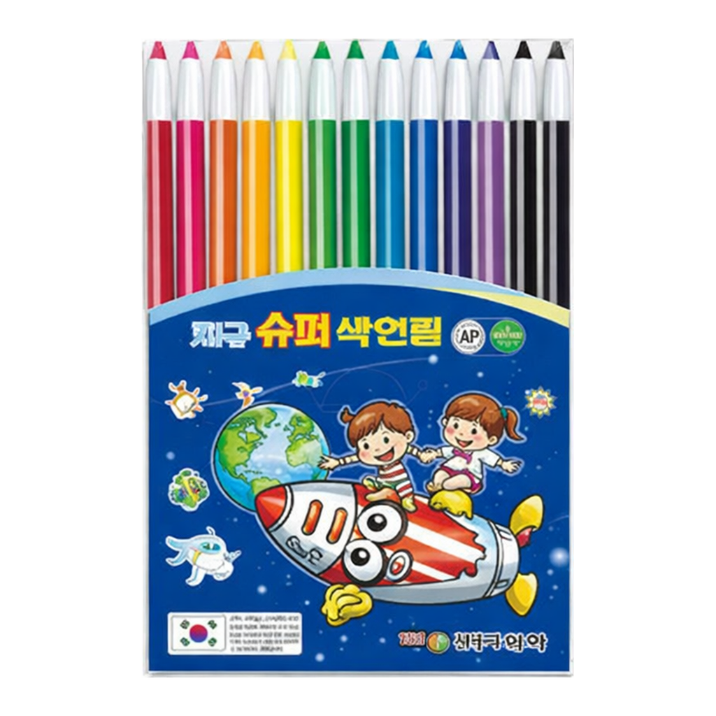 OFFICENEX 지구화학 슈퍼색연필(12색)
