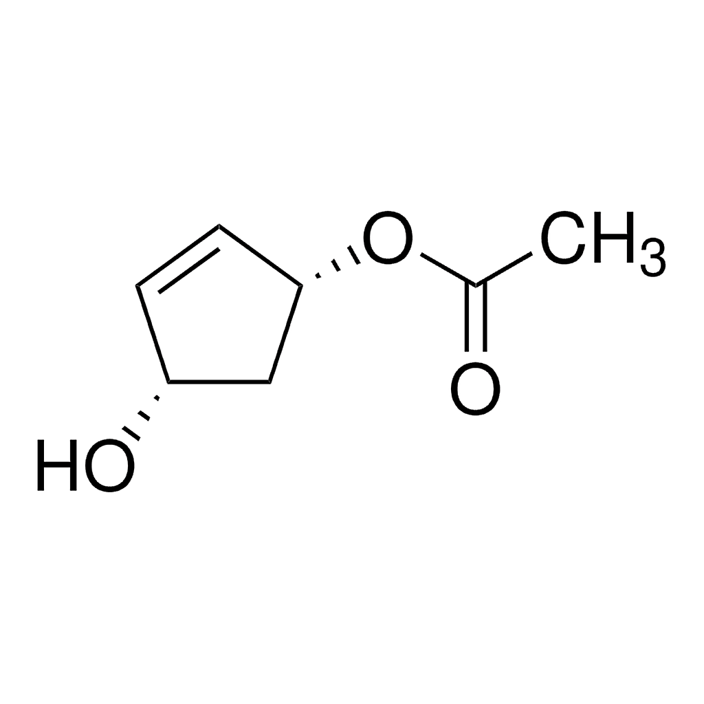 Merck (1S,4R)-cis-4-Acetoxy-2-cyclopenten-1-ol