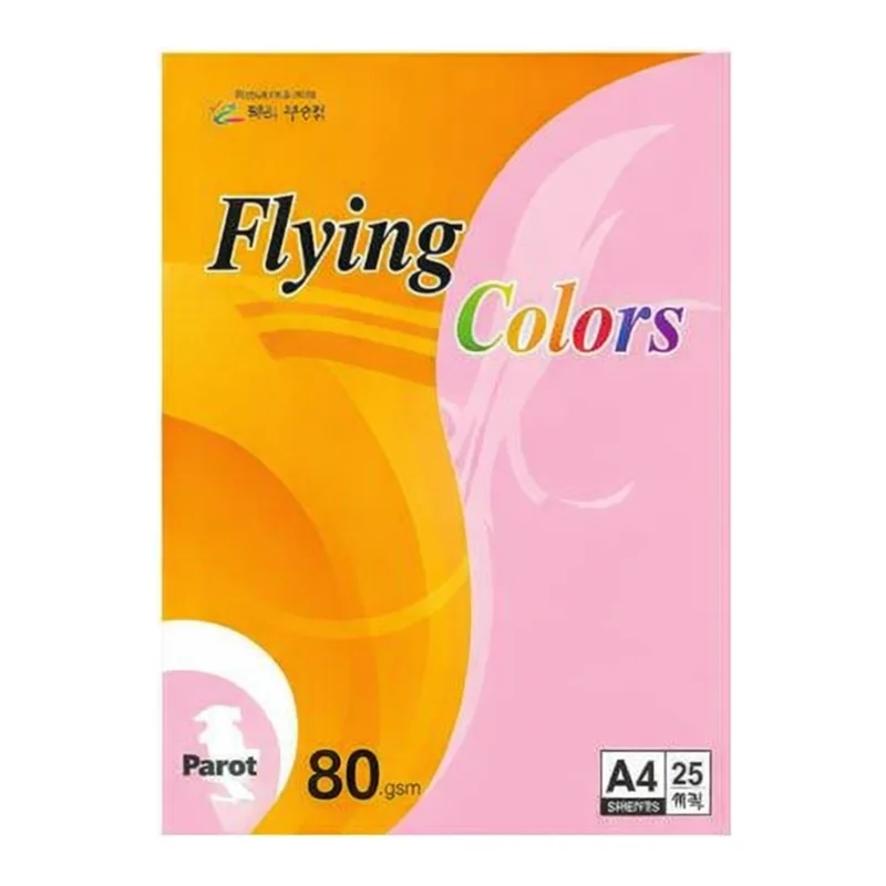 OFFICENEX 플라잉컬러 패럿(P17/A4/ 80g/ 연보라색/ 25매/팩/삼원)