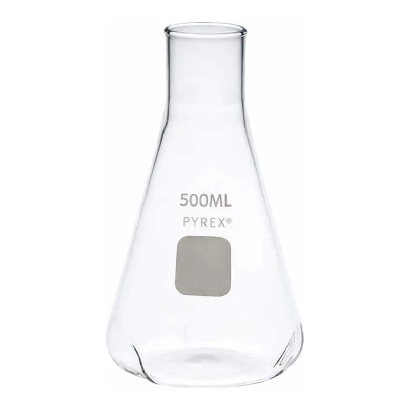 Thermo Fisher Scientific PYREX Delong Shaker Erlenmeyer Flask with Baffles, 125 mL