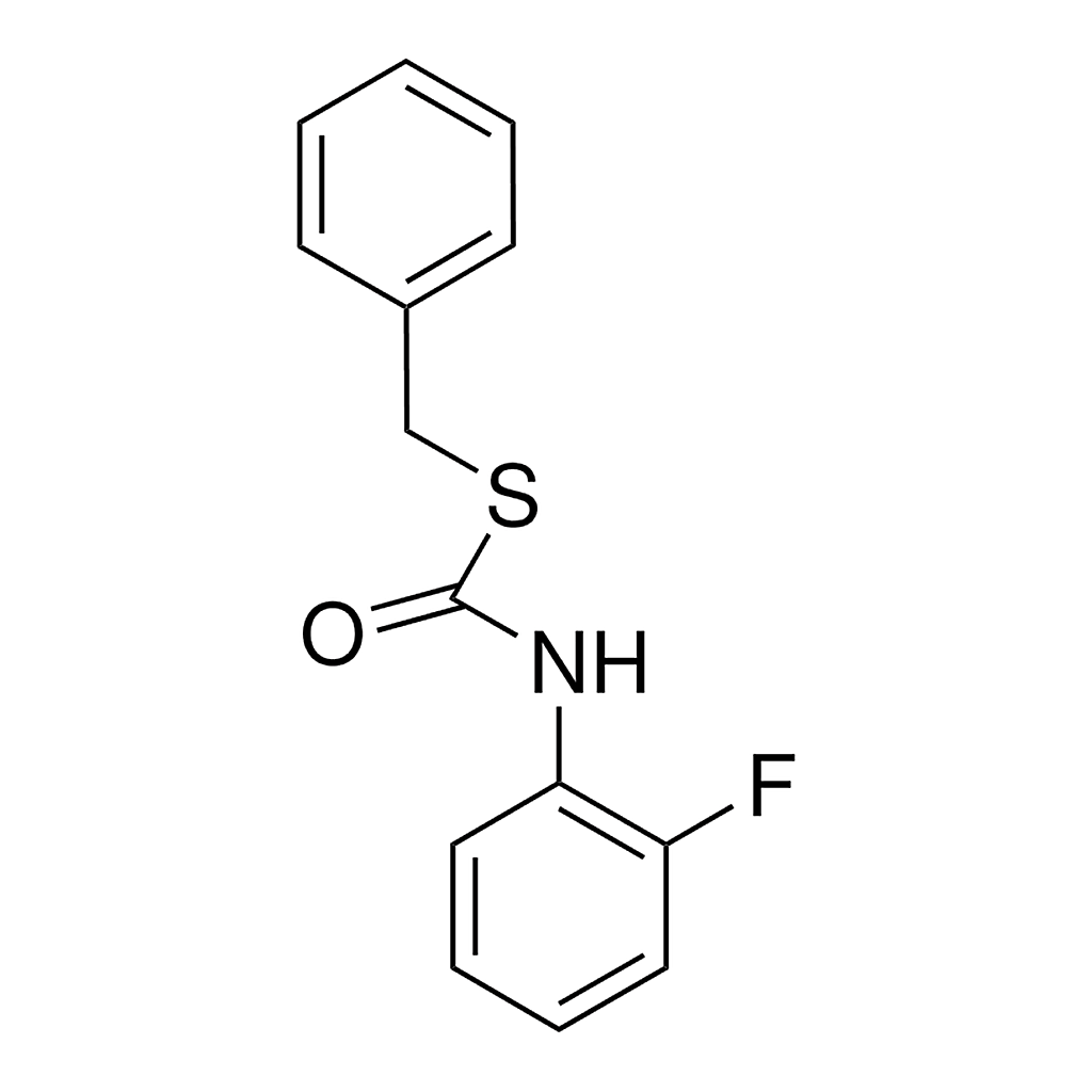 Merck S-BENZYL N-(2-FLUOROPHENYL)THIOC-