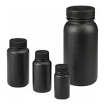 AS ONE J Bottle Round Type Wide-Mouth(Shading, Sterile), J 원형 광구병(차광, 멸균처리)